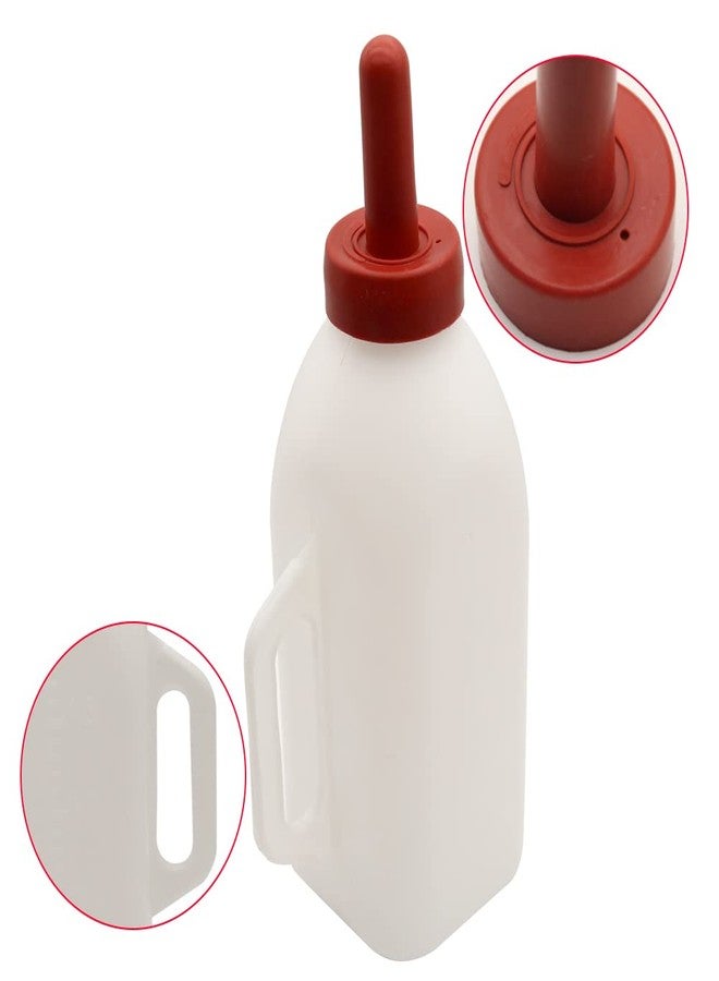 MODUODUO Calf Bottle with a Replacement Nipple 2.11 Quart Milk Feeder Nursing Feeding Bottle - Image 3